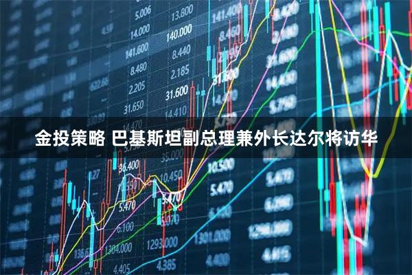 金投策略 巴基斯坦副总理兼外长达尔将访华