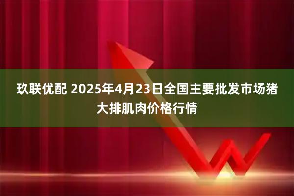 玖联优配 2025年4月23日全国主要批发市场猪大排肌肉价格行情